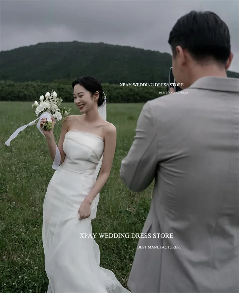 Oloey-オーガンザのウェディングドレス,シンプルなライン,カスタム