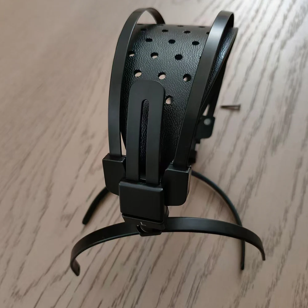 ELFINEAR DIY-Kopfhörer-Kopfband, 100 mm/110 mm/120 mm, Kopfband aus Aluminiumlegierung und echtem Leder für Over-Ear-Kopfhörer