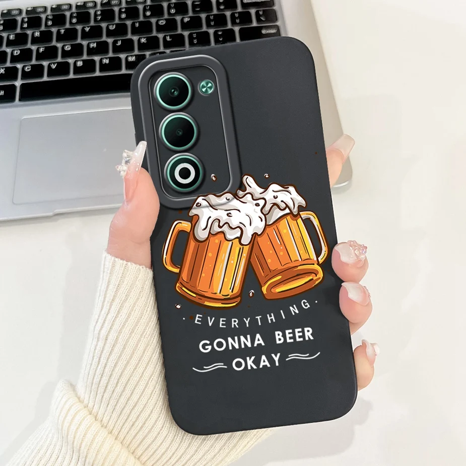 Cute Cat Dinosaur Cartoon Soft Silicone Matte Phone Case