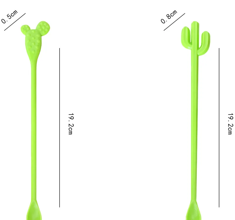 Reusable Cactus Shape Plastic Stirring Rods Drink Stirrers 6 Pcs 12 Wedding Birthday Cocktail Party Supplies Dining Room