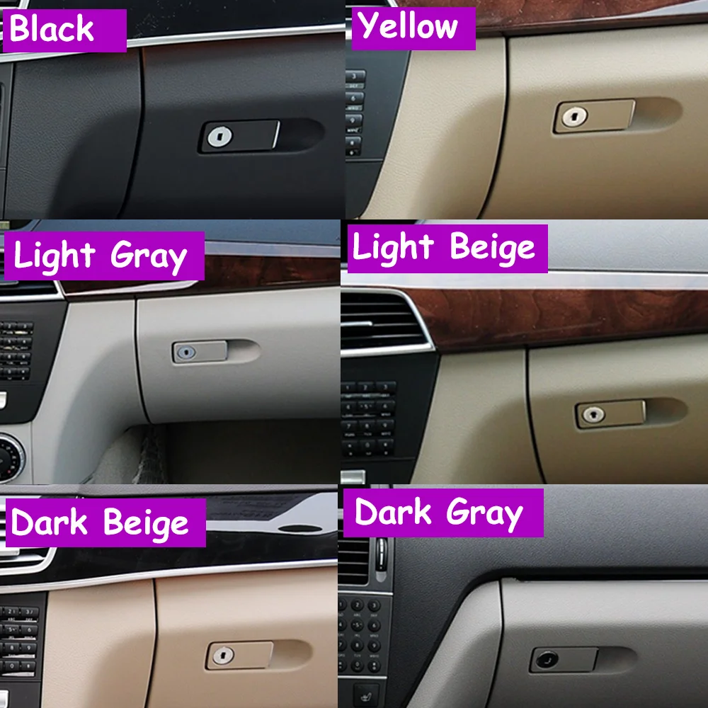Car Glove Box Switch Handle Assembly Toolbox Compartment Lid Switch Grip Lock W204 W212 W207 X204 for BENZ C E GLK Class