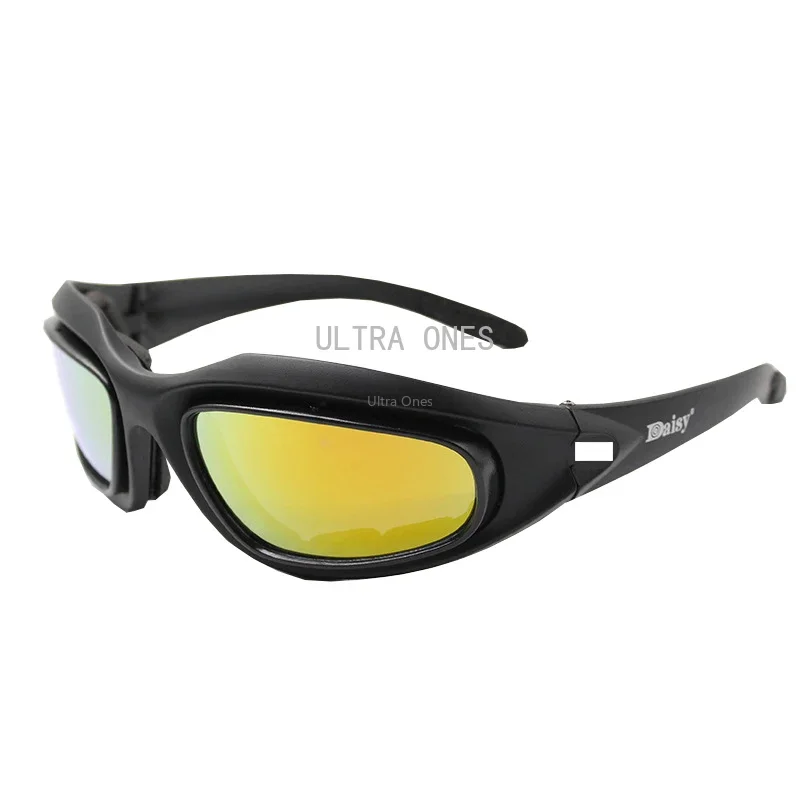 Polarized Tactical Glasses Airsoft Paintball Shooting Goggles Outdoor Hiking Protective Sunglasses 4 Lens