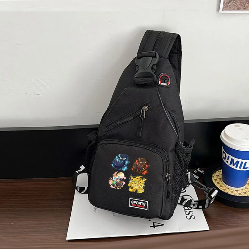 Monster Godzilla Chest Bag Men One Shoulder Crossbody Bag Multi-functional Men Sling Bag Chest Bags Outdoor Sports New In 2024