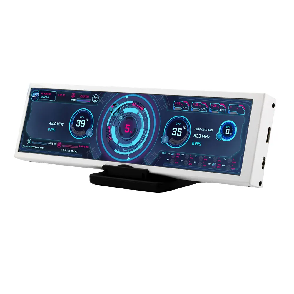 8.8 ġ  Ʈ LCD ȭ HDMI ȣȯ USB Ʈ 1920*480   AIDA64  ÷ CPU GPU SSD 