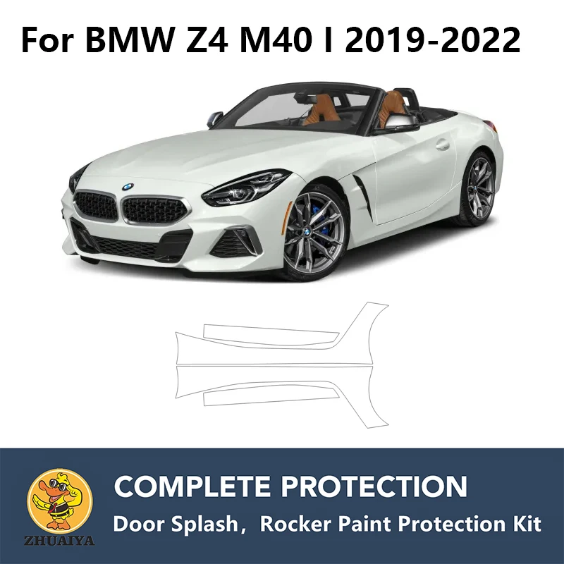 

PreCut Rocker Panels Paint Protection Clear Bra Guard Kit TPU PPF For BMW Z4 M40 I 2019-2022