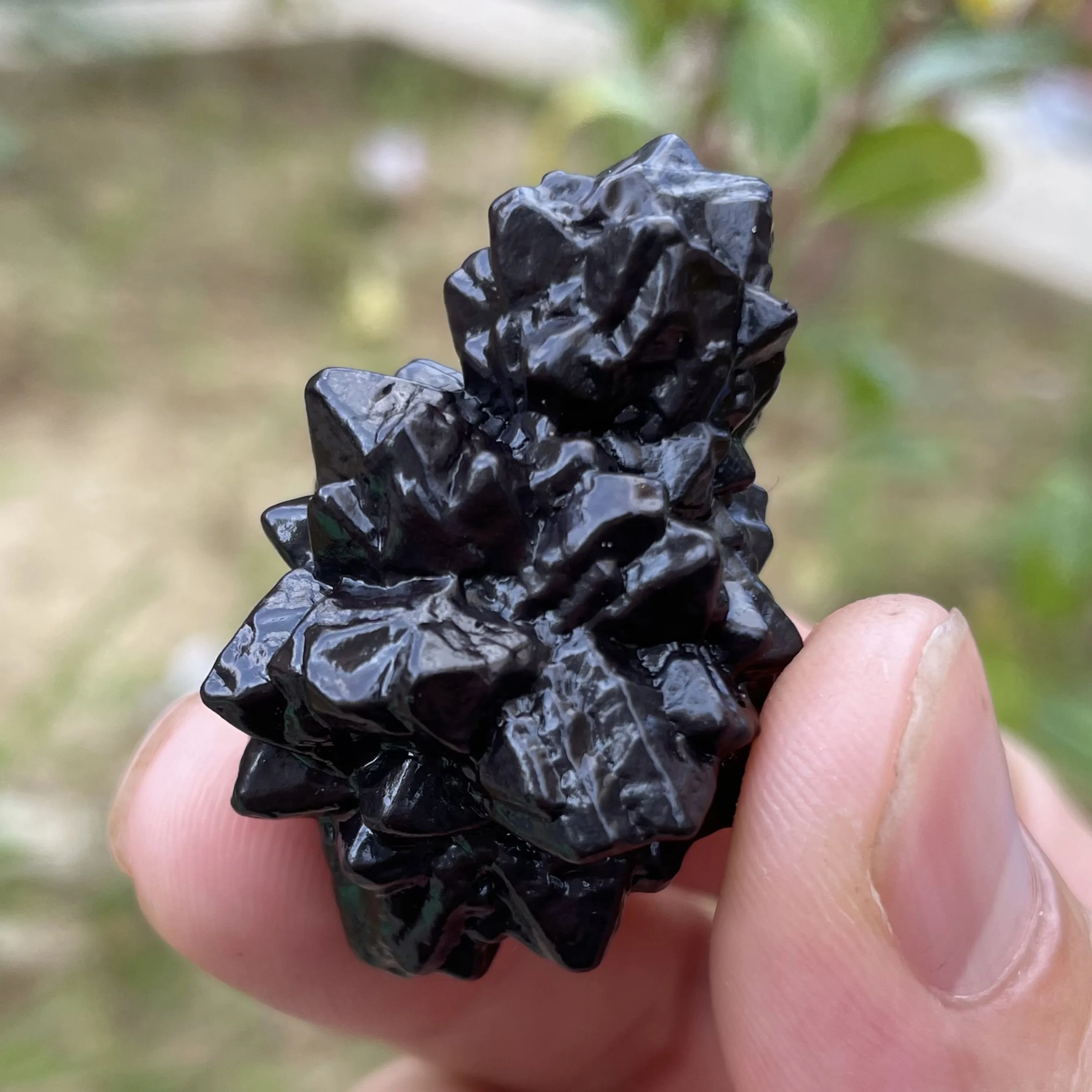 魔法のパワーストーン prod by BAD ENDO Natural Black Diamond irregular Prophecy Rock Carbonado