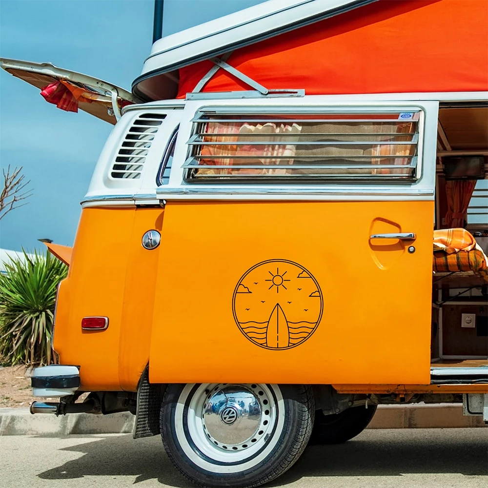 Juego De 2 Pegatinas Para Autocaravana - Accesorios Para Autocaravanas