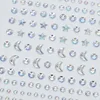 Karsyngirl 1 Sheet Eye Body Face Gems Jewels Rhinestone Stickers Self Adhesive Crystal Rainbow Makeup Diamonds Face Stick Gems 4