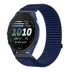 Nylon Strap - Comfortable and Versatile Bracelet - 22mm width (Midnight Blue)