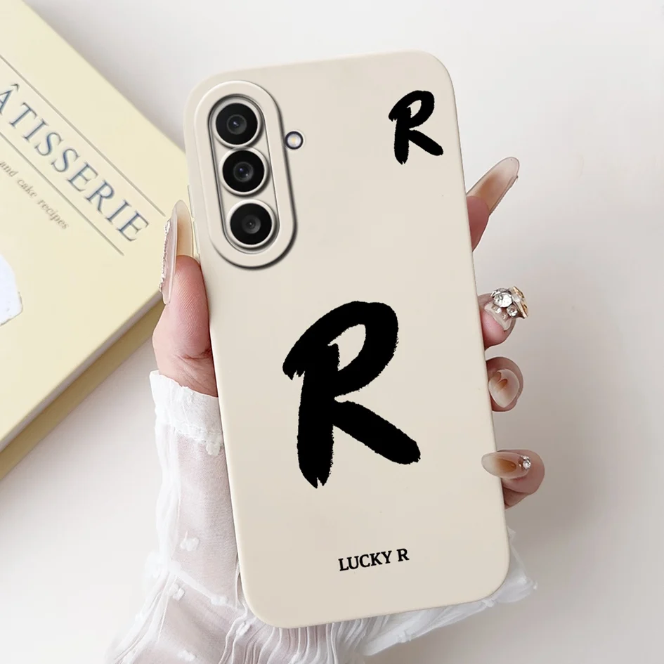 Luxury Alphabet Silicone Shockproof Case