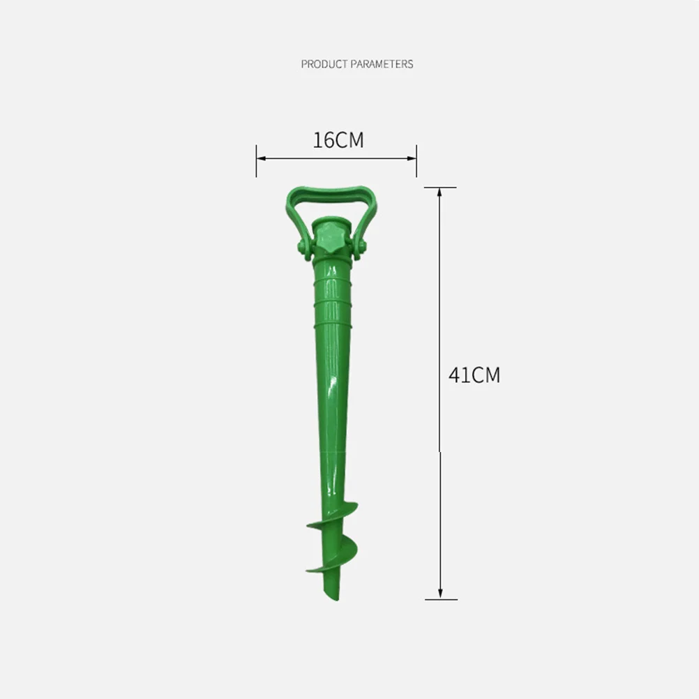 Umbrella Spike Beach Umbrella Sand Ground Anchor Stretch Stand Holder Base For Fishing Pole Sun Beach GardenPatio
