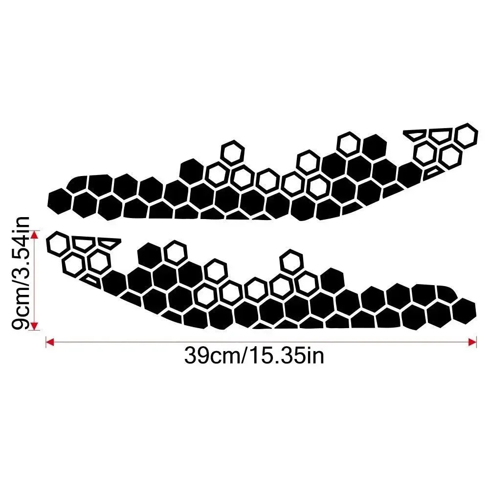 Motorcycle stickers Motorcycle Honeycomb Decals Reflective Stickers Multicolor Decorative Sticker Motorbike Bumper Ornament Modification Accessories
