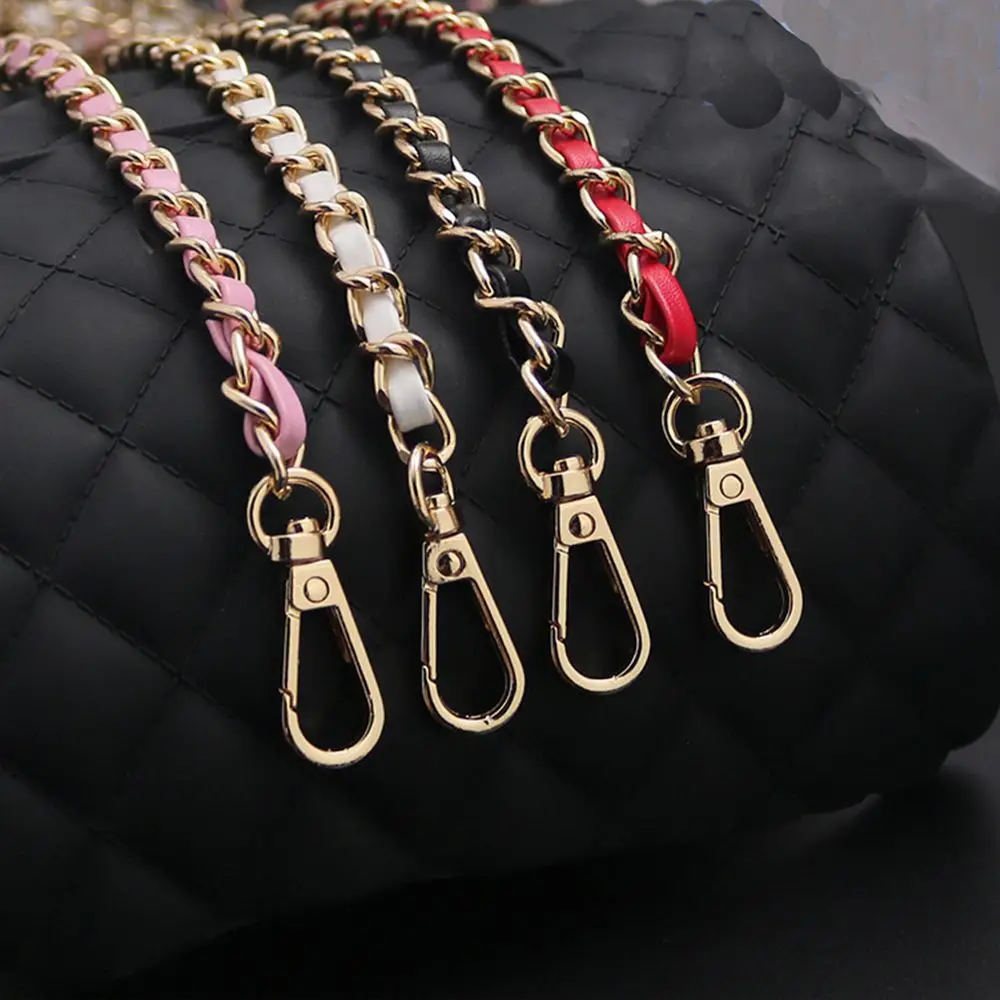 Women Bag Hardware Metal Leather Handle Bag Strap Purse Strap Chain Belt  Bag Chain Bag Parts Baghandle DIY