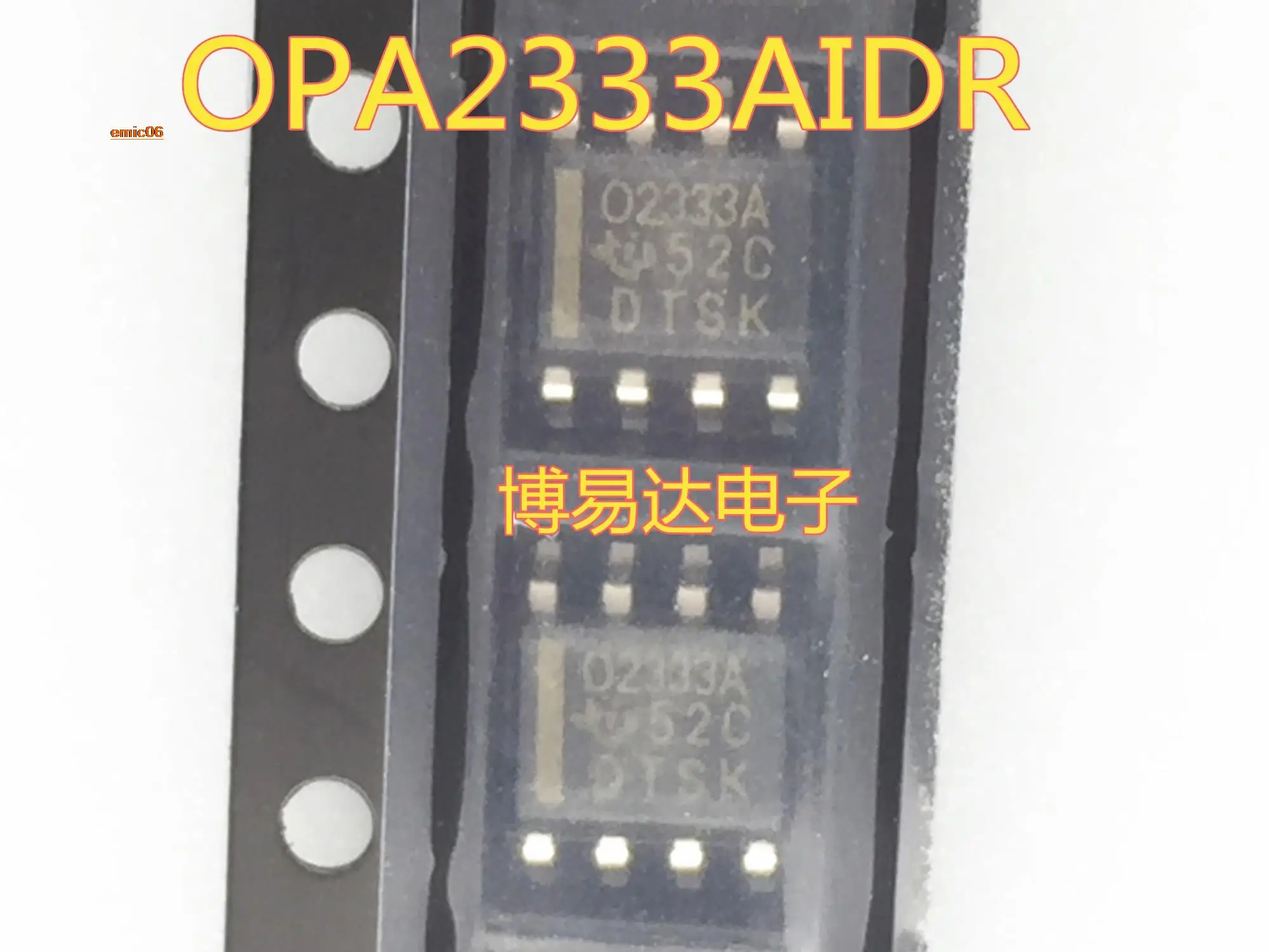 

5pieces Original stock OPA2333AIDR O2333A 02333A OPA2333AID OPA2333AIDGKR SOP8