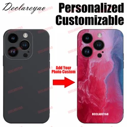 Customized TPU Soft Case with Personalized Name and Photo - Durable and Flexible Phone Cover - Honor 400 (China) (Black)