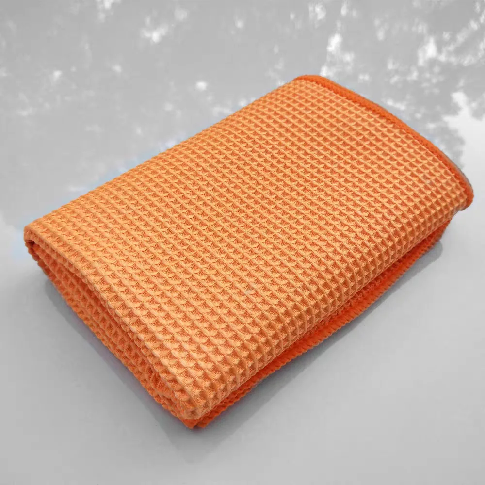 Car Cleaning Cloth Detailing Waffle Weave Glass Wash Towel Strong Water Absorbent Towel Auto Cleaning Accessories 6