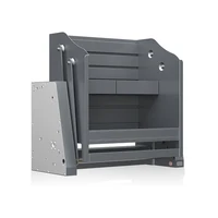 Panier élévateur motorisé à induction électrique en alliage d'aluminium pour armoire haute, avec fermeture amortie, double porte, pour étagère à assaisonnements, à tirer vers le bas 6