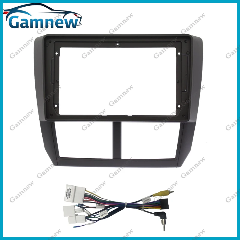 9 Inch Car Frame Fascia Adapter For Subaru Forester Xv Levorg 2008-2012 Android Radio Dash Fitting Panel Kit 2