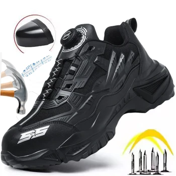 Stivali tattici militari da uomo Stivali militari Stivali militari da uomo con cerniera laterale Stivaletti antiscivolo da uomo Scarpe antinfortunistiche da lavoro Scarpe da trekking 1