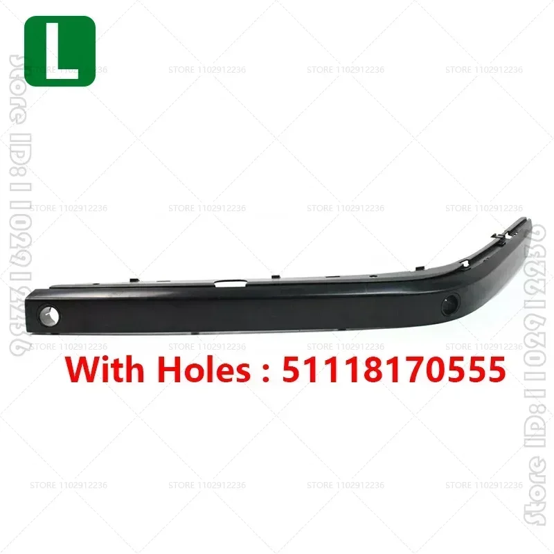 Car Front Bumper Trim for 1995-2001 E38 BMW 740i 740iL 740iLP 750iL 750iLP Front Bumper Trim 51118170555 51118125309 51118168105 51118125437