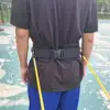Gym Fitness Equipment Jump Resistance Workout Training Handles Waist Belt Pull Rope Force Trainer Vest 6