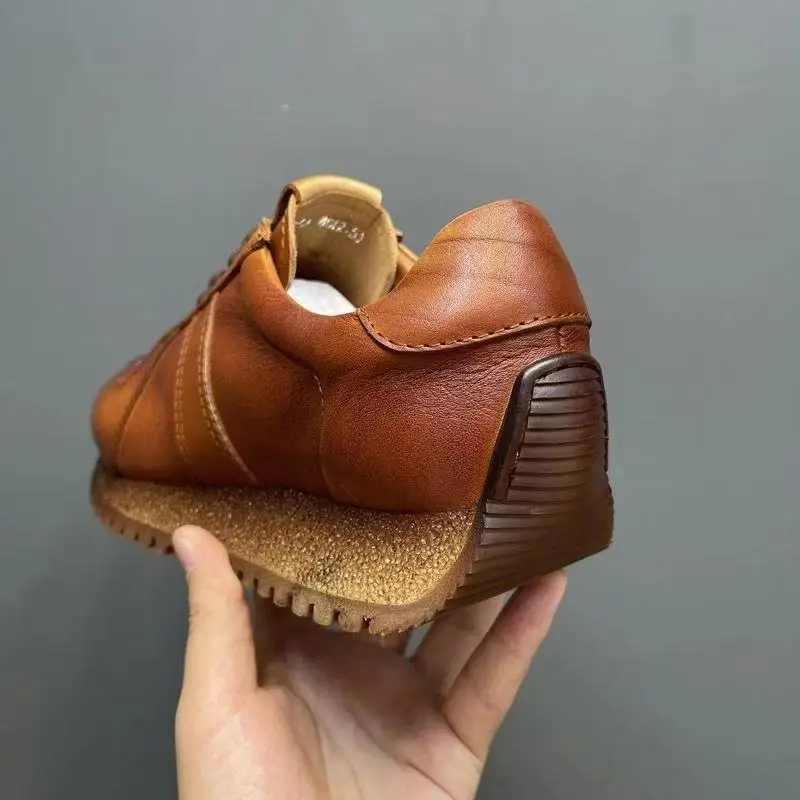 Original Men's Sneakers New Thick-soled Small White Shoes Casual Sports Flat Heel Round Toe Comfortable Trend Fashion Elastic 4