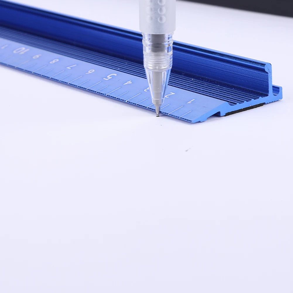 Aluminum Alloy Safety Ruler for Drawing and Leather Cutting