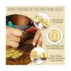 Wood Burning Tool Pen with Burning Tips Kit 26 English Letters Carving Pyrography Pen Tips Stencil Soldering Iron for Woodworkin 4