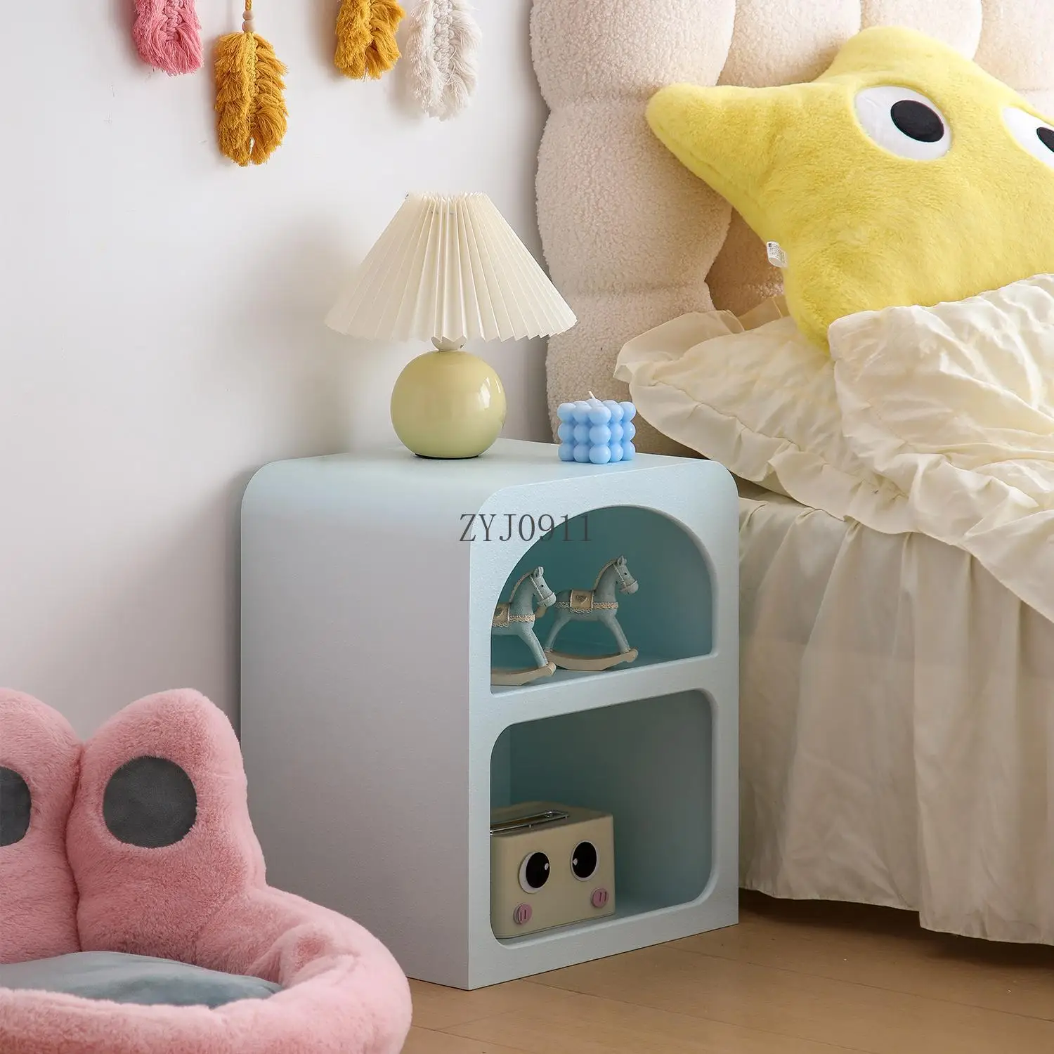 Bedroom Open Cave Cabinet B & B Small Side Cabinet Small Apartment Modern Storage Locker