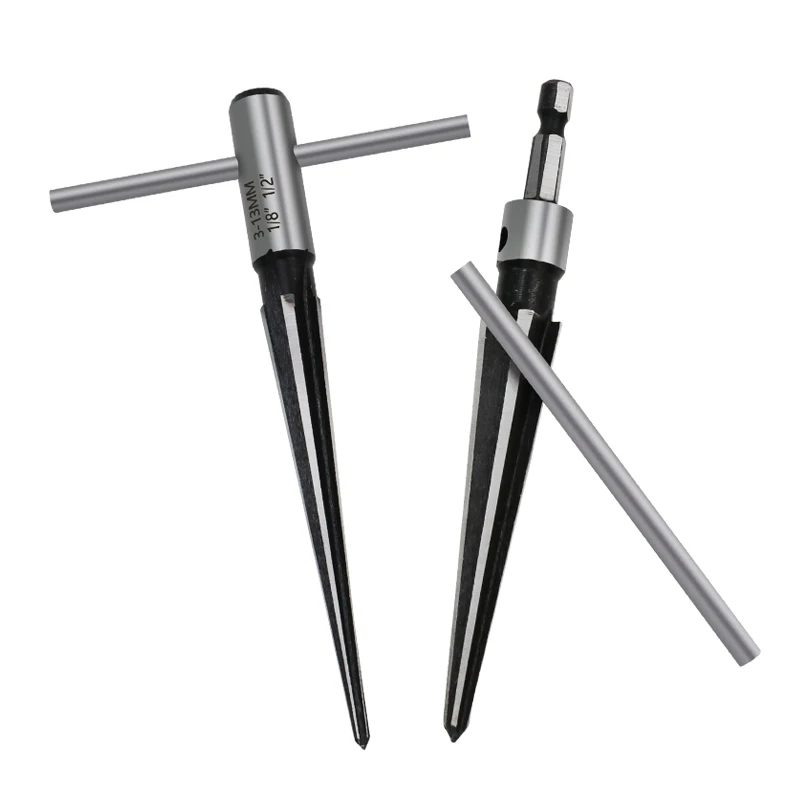 Hand reamer Taper Reamer Hand Metal Reamer Deburring Enlarge Pin Hole Handheld For Plastic Wood Metal Drilling Tools 3-13mm 5-16mm