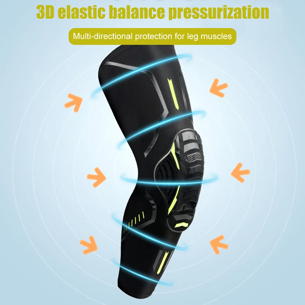 1Pair Adult Knee Pad Bike Cycling Protection Elbow Basketball Sports Knee Pads Leg Covers Anti-collision Protector knee pad
