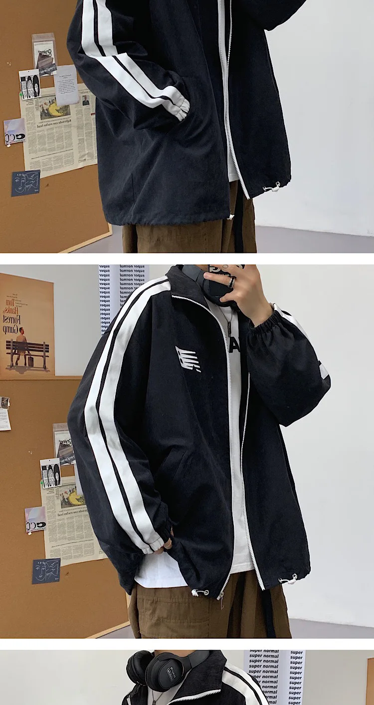 Fashion Korean Casual Loose Winter Jeket Bomber Basketball Baseball Varsity  Jacket Men Jaket Man Lelaki, Women's Fashion, Coats, Jackets and Outerwear  on Carousell