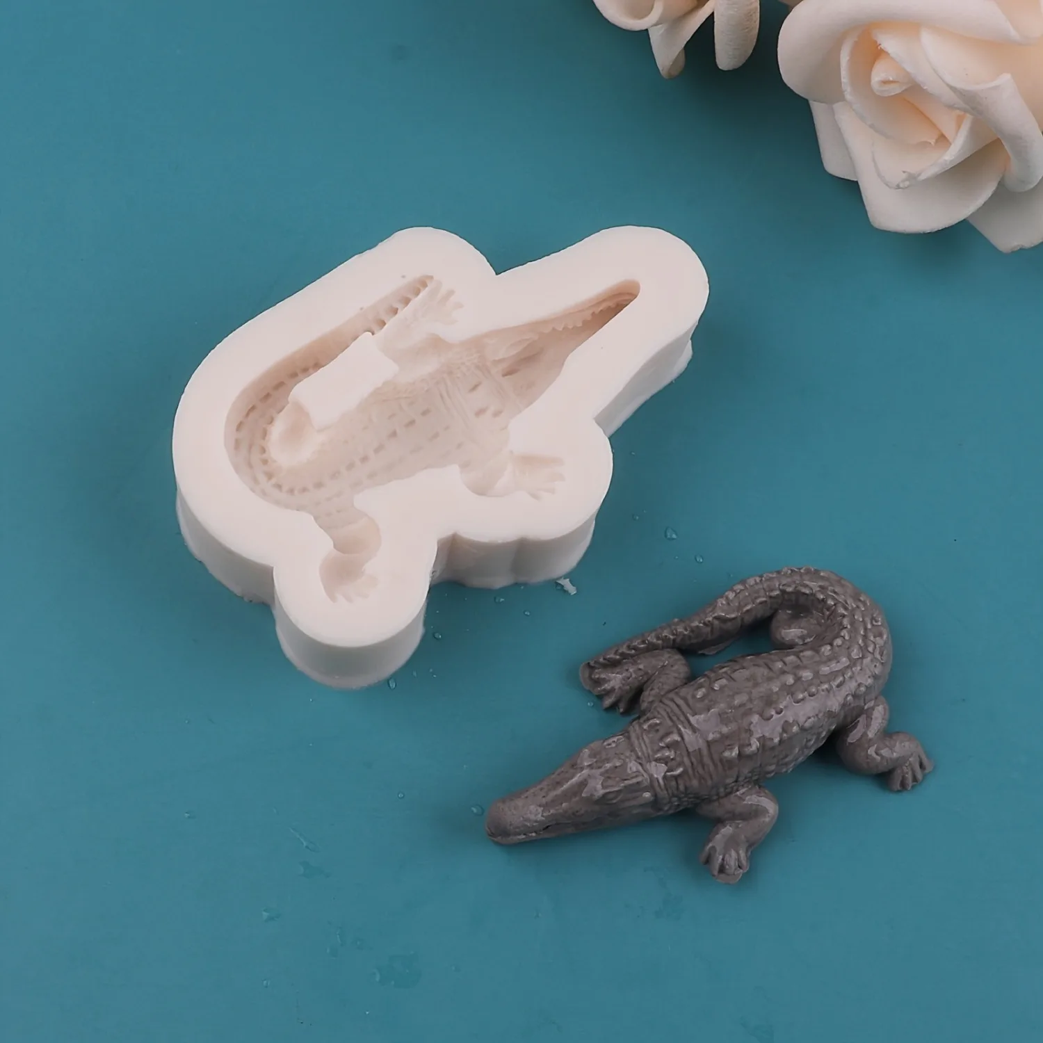 Silicone Mold Marine Animal Turtle Shark Crocodile Polar Bear