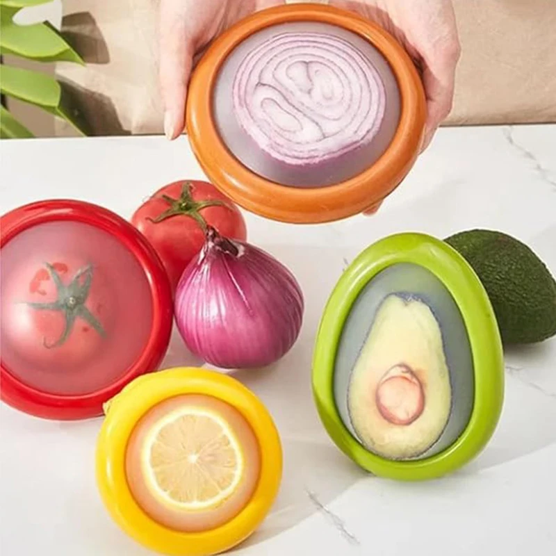 Kitchen Transparent Reusable Airtight Fresh Storage Storage Box for Fruits and Vegetables Easy to Clean Kitchen Gadgets
