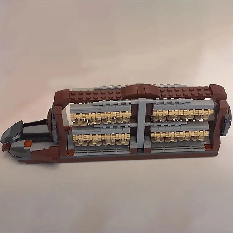 Buildmoc Space Wars Platoon Attack-Craft Space Battle Robots Building Blocks Transport Battleship Toys for Children Bricks Gifts - Bilde 6