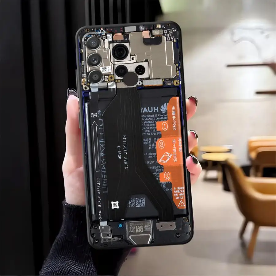 Premium Black Motherboard Circuit Board Protective Case