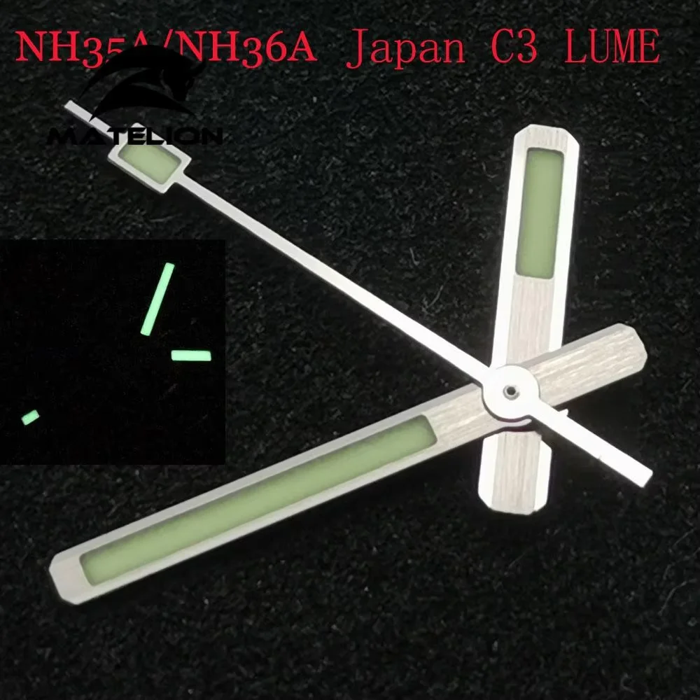 Japan C3 Super Lume Green Luminous Three-Dimensional Watch Hands