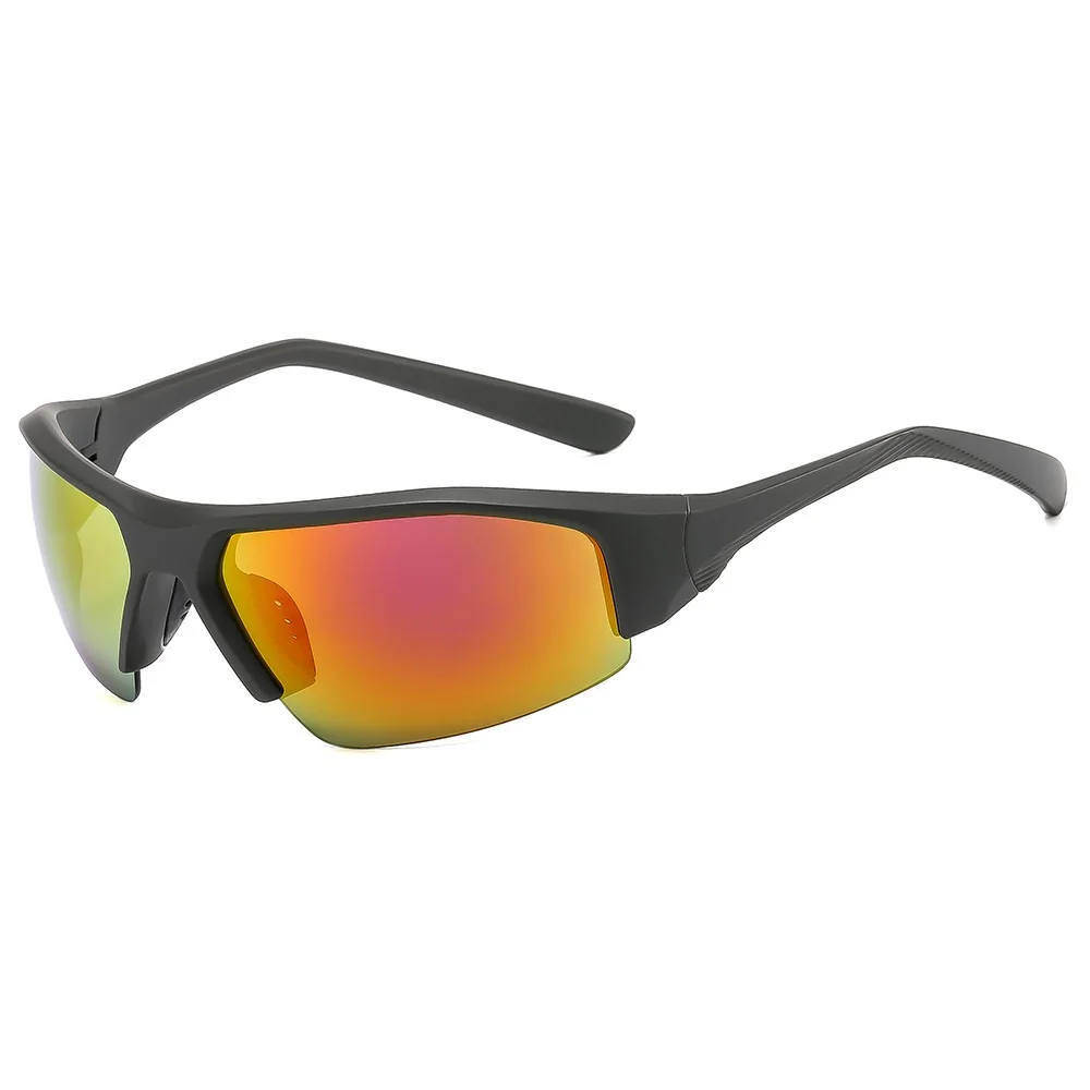 

Popular Women's Sunglasses Punk Unique Sports Sun Glasses Men UV400 Goggle Shades Mirror Colorful Y2k Eyewear