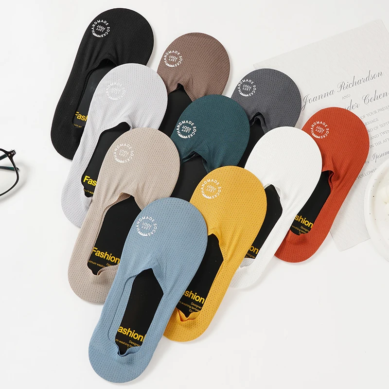 3 زوج/وحدة الرجال المنخفضة قطع لا تظهر غير مرئية قارب الجوارب الصيف مطابقة عادية عدم الانزلاق الضحلة مريحة جورب