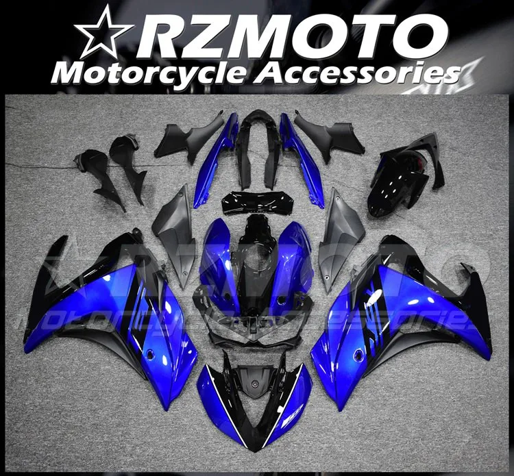 

НОВЫЕ комплекты обтекателей для мотоциклов из АБС-пластика, подходят для YAMAHA R3 R25 2015 2016 2017 2018 15 16 17 18, кузов под заказ, синий, черный