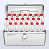 Stainless Steel Hardware Toolbox Organizer Multifunctional Metal Tool Box Suitcase Automotive Workshop Accessory Storage Box 2