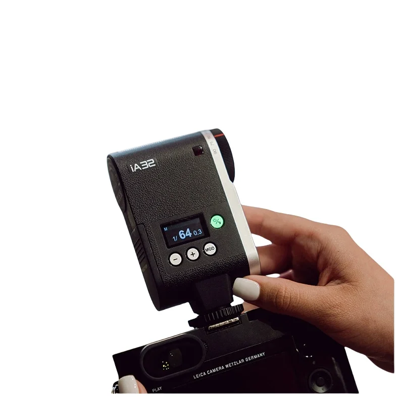 Godox iA32 Compact Camera Flash 8-Level Power Control 2.5s Recycle Time 490 Flashes High Compatibility Lightweight Portable