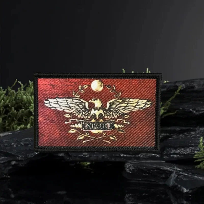 Patch SPQR della legione romana Distintivo morale militare tattico