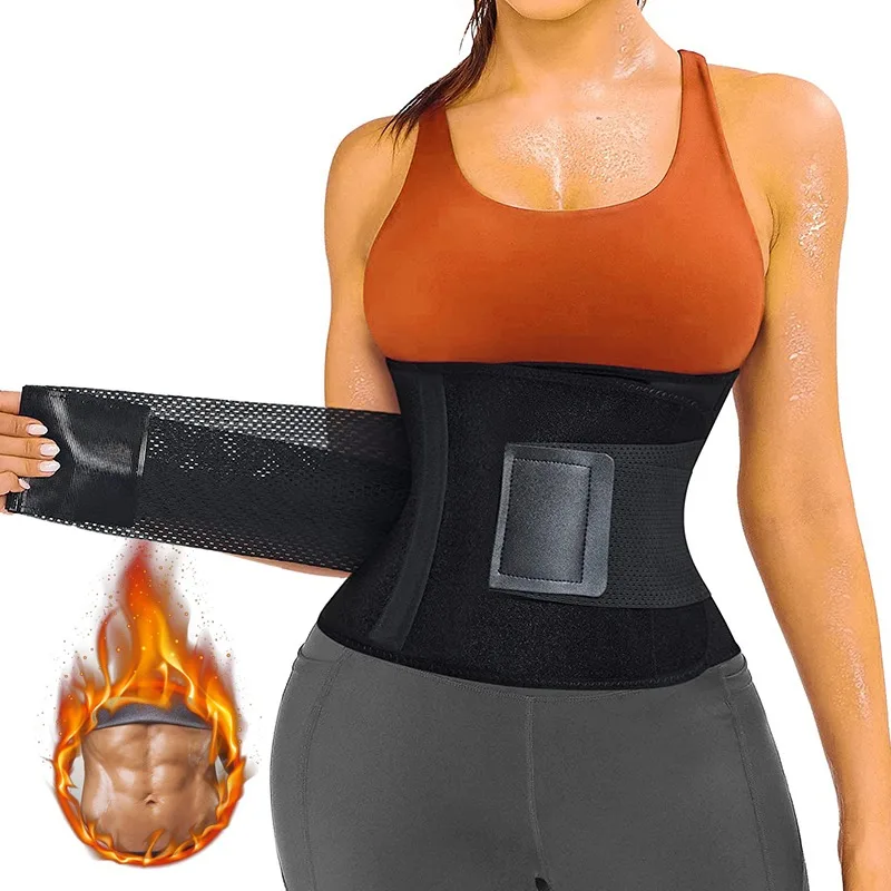 Tummy Trimmer Waist Trainer for Women Back Support Belt Sweat