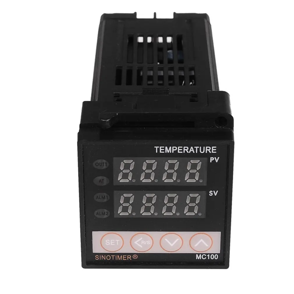 

0-10V Analog Output Universal Thermocouple PT100 Input Digital PID Temperature Controller Thermostat For Heat Cool With Alarm