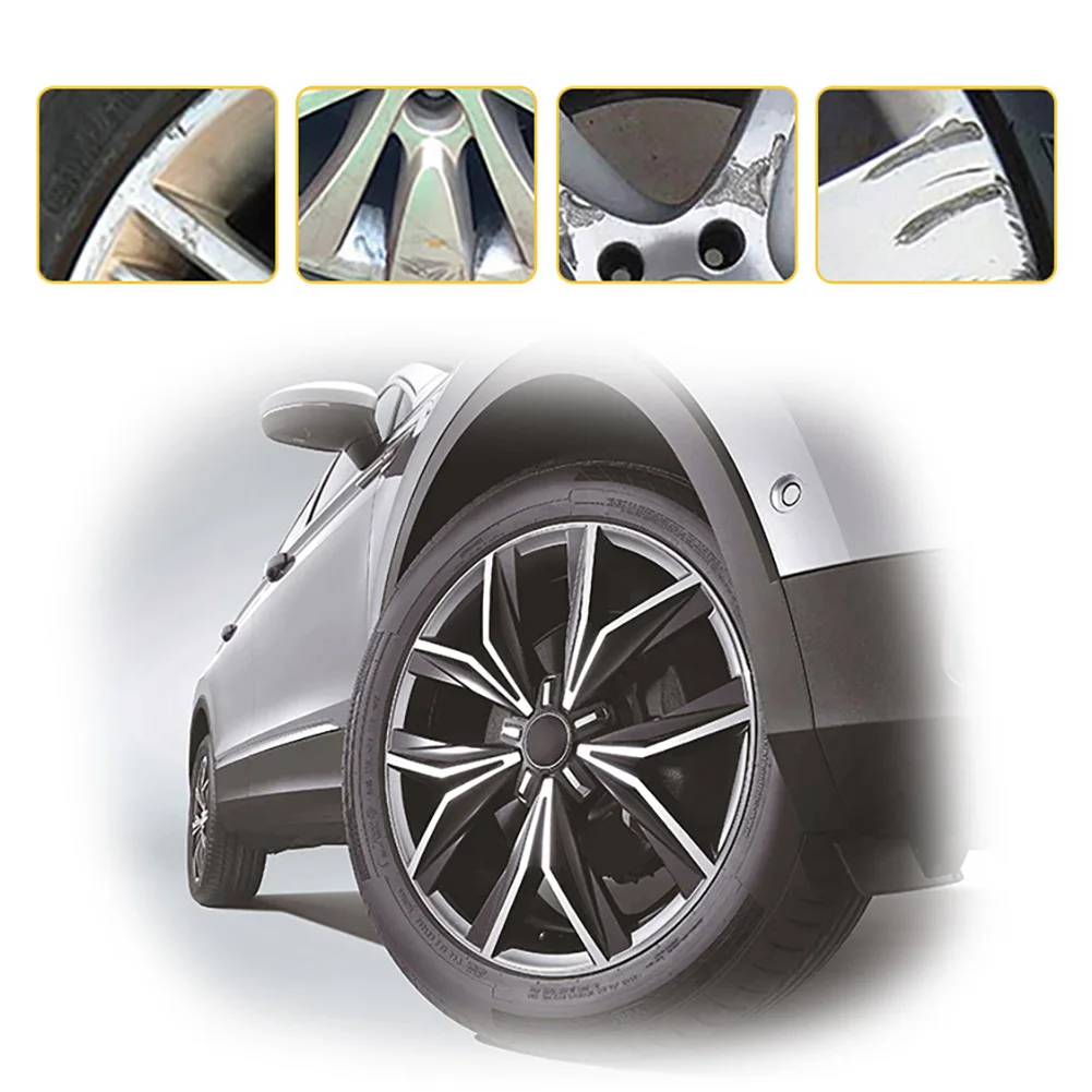 Wheel Scratch Repair Kit Aluminum Alloy Car Wheel Repair Washable Auto Wheel Rims Repair Tool Set Dent Scratch Restore Rim care Accessories
