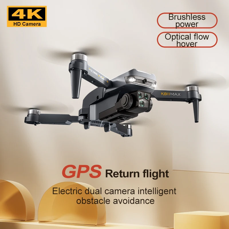 รูปสินค้า โดรนบินถ่ายภาพ 4K พร้อม GPS ระบบหลบสิ่งกีดขวาง