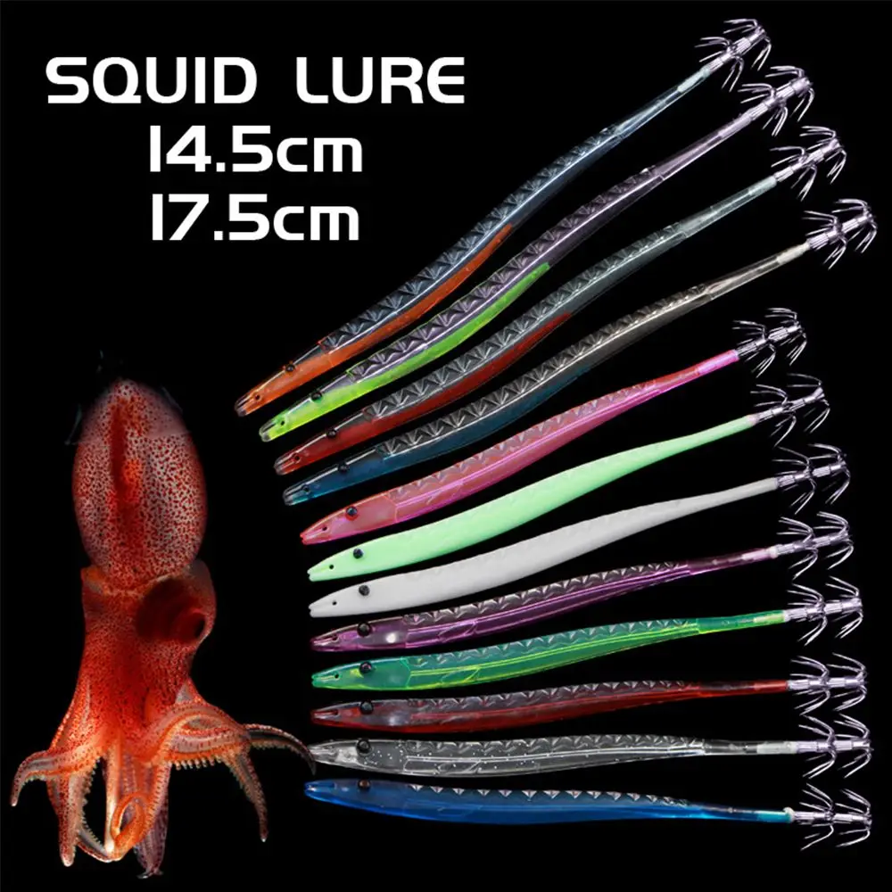 

5PCS Luminous Octopus Hook Fishing Lure Cuttlefish Hook Umbrella Hook Squid Bait Artificial Bait Outdoor Jigs Fishing Tackle