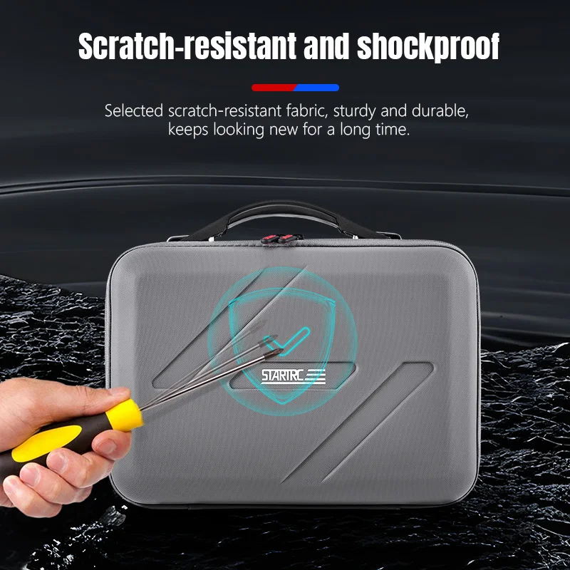STARTRC Carrying Case PU Portable Storage Bag Shoulder Bag Handbag For DJI RC 2/RC-N3 Remote Controller Accessories For DJI drone remote case