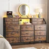 55” Wide Dresser for Bedroom with 13 Large Drawers And 2 Shelves - Storage Chest Dressers Combination for Bedroom Organization 1